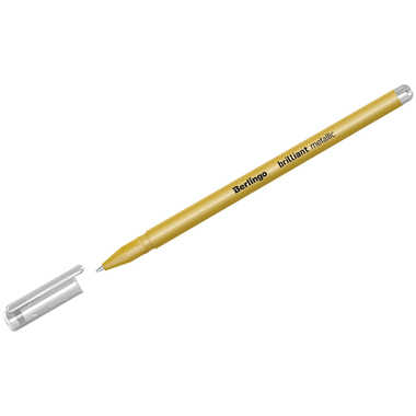Гелевая ручка Berlingo Brilliant Metallic золото металлик, 0.8 мм CGp_40009