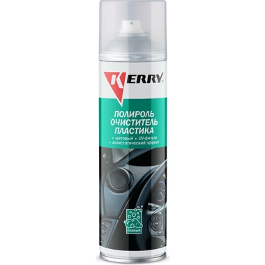 Полироль-очиститель пластика салона KERRY с матовым эффектом, луговая свежесть KR-905-7