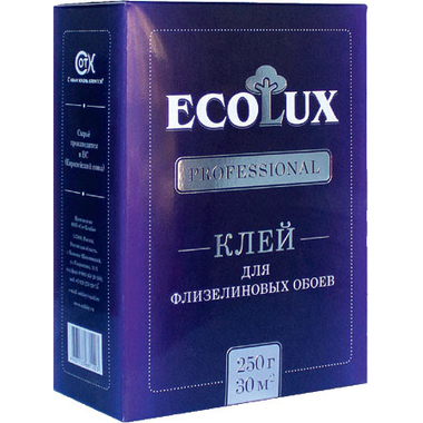 Клей для обоев ECOLUX PROFESSIONAL Флизелин 250 г 4607133681203