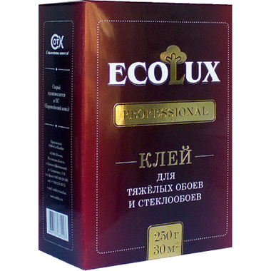 Клей для обоев ECOLUX PROFESSIONAL Стеклообои 250 г 4607133681227