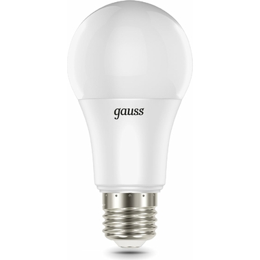 Лампа Gauss A60 10W E27 RGBW+димирование LED 1/50 102102410