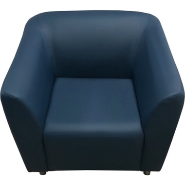 Кресло Мягкий офис Арес темно-синий АР101СН1