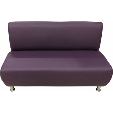 Секция дивана Мягкий офис Классик двухместная фиолетовая КЛ601ФЛ