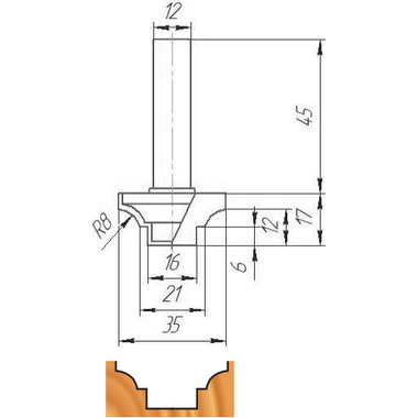 Фреза ФК 0660 МебельДрев 4627198885927