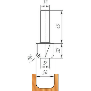 Фреза ФК 0972 МебельДрев 4627198886405