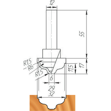 Фреза ФК 0790 МебельДрев 4627198886139