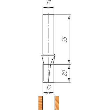 Фреза ФК 0312 МебельДрев 4627198885088