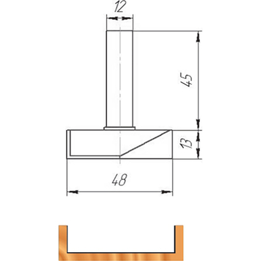 Фреза ФК 0380 МебельДрев 4627198885347