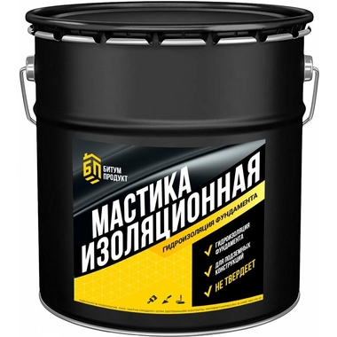 Мастика битумная изоляционная БИТУМ ПРОДУКТ 15 кг BP-003