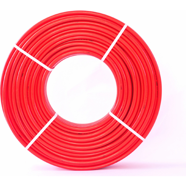 Труба из полиэтилена повышенной термостойкости Gigant PE-RT 20x2.0 мм, красный, 100 м GSG-20