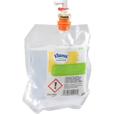 Освежитель воздуха Kimberly-Clark Kleenex аромат Fresh сменный блок, прозрачный, 300 ml 6190