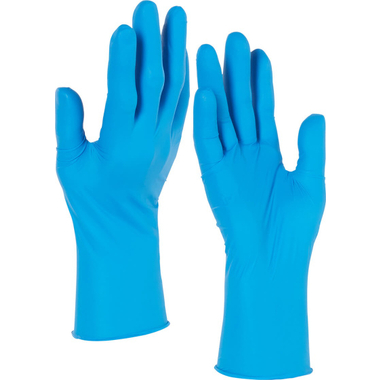 Нитриловые перчатки Kimberly-Clark KleenGuard G10 Arctic Blue Nitrile, 24 см 90096