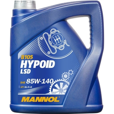 Трансмиссионное масло MANNOL HYPOID LSD 85W140 4 л 81054