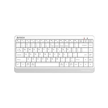 Клавиатура беспроводная A4Tech Fstyler FBK11 white/grey (USB, BT/Radio, slim) (FBK11 WHITE)