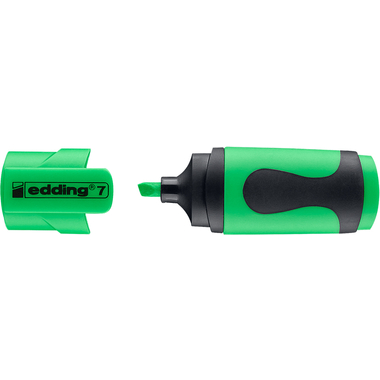 Текстовыделитель Edding MINI, клиновидный наконечник, 1-3 мм, зеленый неоновый E-7#64