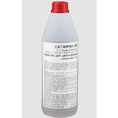 Дезинфицирующее средство APIS Катамин АБ 0.5% готовый раствор, бутылка 1 кг 4665296516510