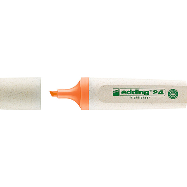 Текстовыделитель Edding EcoLine, клиновидный наконечник, 2-5 мм, оранжевый E-24#6