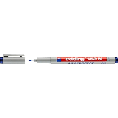 Смываемый маркер для проекторных пленок Edding круглый наконечник, 1.0 мм, синий E-152#3
