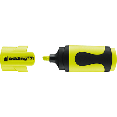 Текстовыделитель Edding MINI, клиновидный наконечник, 1-3 мм, желтый неоновый E-7#65