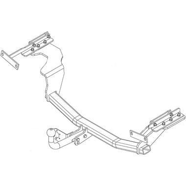 Фаркоп ТСУ Nissan X-Trail T31 2007-2014 гг AvtoS NS 29