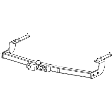 Фаркоп ТСУ Toyota HIGHLANDER 2010-2014 гг AvtoS TY 38