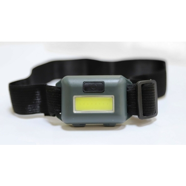 Налобный фонарь Ultraflash LED5356 черный 0,95Вт COB LED, 3 режима 3хAAA, пластик 14641