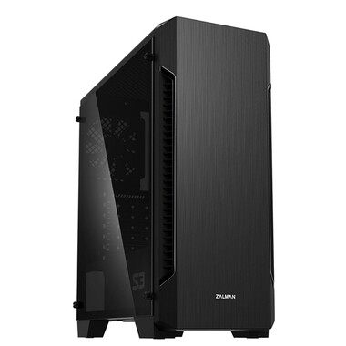 Корпус MidiTower Zalman S3 TEMPERED GLASS WINDOW black (ATX, mATX, Mini-ITX, USB2.0x2, USB3.0x1, без БП) (S3 TG) Zalman S3 TG