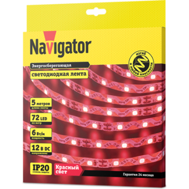 Светодиодная лента Navigator NLS-2835RST72-6-IP20-12V 14472