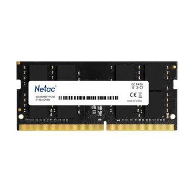 Память SO-DIMM DDR4 16Gb PC21300 2666MHz CL19 1.2V Netac RTL (NTBSD4N26SP-16)