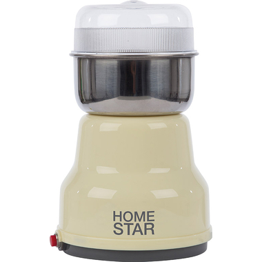 Кофемолка HomeStar HS-2001 цвет: бежевый 150 Вт 000500