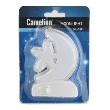 Светильник CAMELION NL-248 (LED ночник с выкл, 220В)