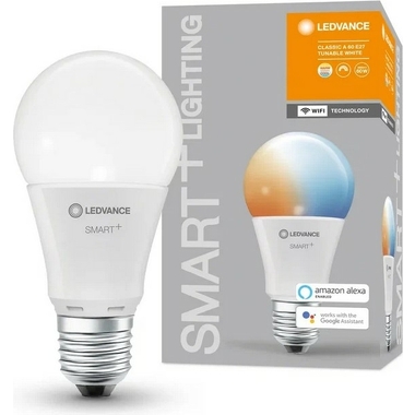 Умная WiFi лампа LEDVANCE SMART+ WiFi Classic Tunable White 60 9 W/2700…6500K E27 4058075485372