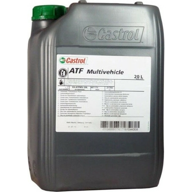 Трансмиссионное масло Castrol Transmax ATF DX III Multivehicle, 20 л 15D670