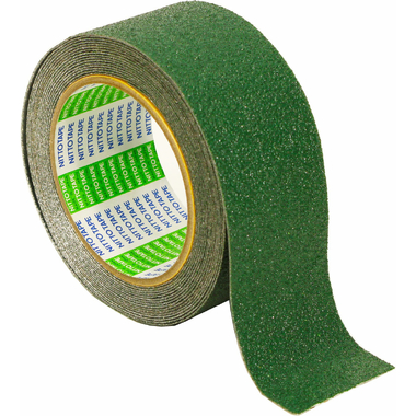 Противоскользящая лента для неровных поверхностей Nitto AS-127, 50 мм х 5 м, алюминиевая, зеленая 4687202035946