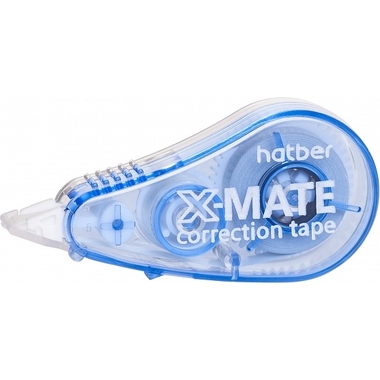 Корректирующая лента Hatber X-Mate MINI 5мм, х 6м, в пакете 12 шт 058784