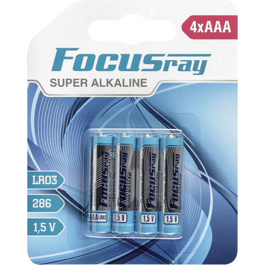 Батарейка Focusray Super ALKALINE LR03 / BL4 4шт 629097