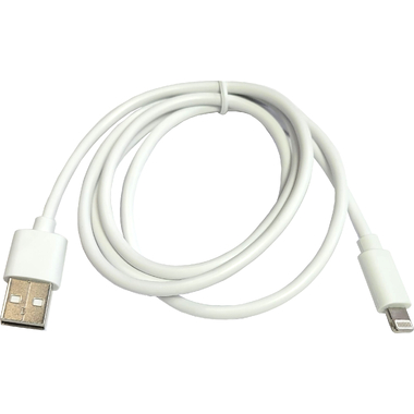 Кабель для зарядки Nord-Yada iPhone USB-Lightning 2А 1м белый (TPE) 908935 NORD YADA