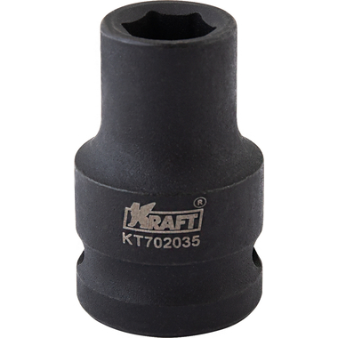 Головка ударная 6-гранная 10 мм, 1/2"DR KRAFT KT 702035