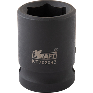 Головка ударная 6-гранная 18 мм, 1/2"DR KRAFT KT 702043