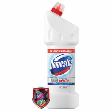 Средство для уборки туалета 1,5 л, DOMESTOS (Доместос) "Эксперт сила 7", "Ультра Белый", 67683236