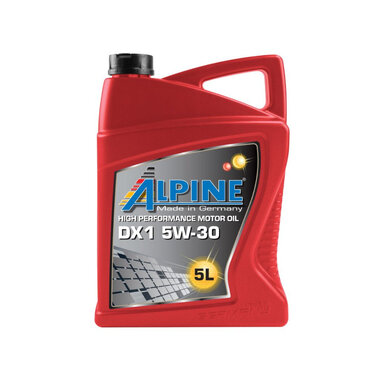 Масло моторное синтетическое Alpine DX1 5W-30 5L 0101662