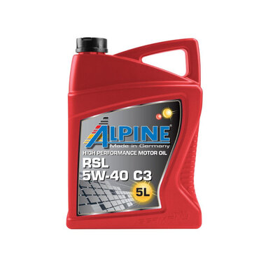 Масло моторное синтетическое Alpine RSL 5W-40 C3 5L 0100172