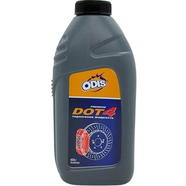 Тормозная жидкость ODIS DOT-4, 455 г Ds0455
