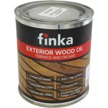 Масло для террас и фасадов Finka Exterior Wood Oil Reddish brown, 0.75 л артикул FO-075RB