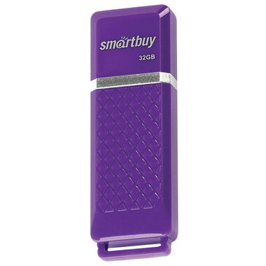 Флеш-диск 32GB, SMARTBUY Quartz, USB 2.0, violet SB32GBQZ-V