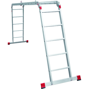 Профессиональная алюминиевая лестница-трансформер Новая Высота NV3320 4x5 ширина 400 мм 3320405