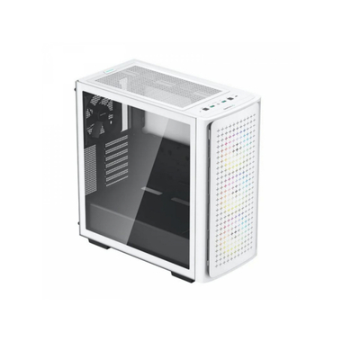 Корпус MidiTower DeepCool CK560 WH белый без БП ATX RGB 3x120mm 1x140mm 2xUSB3.0 audio bott PSU (R-CK560-WHAAE4-G-1)