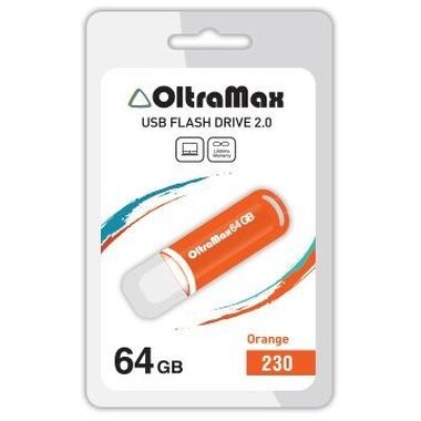 USB флэш-накопитель OLTRAMAX OM-64GB-230-оранжевый