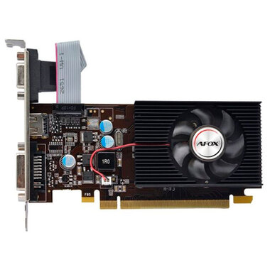 Видеокарта Afox Geforce G210 520Mhz PCI-E 512Mb 800Mhz 64 bit VGA DVI HDMI AF210-512D3L3-V2