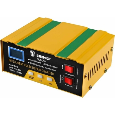 Зарядное устройство DEKO DKCC10, 12/24В, 10А 051-8053